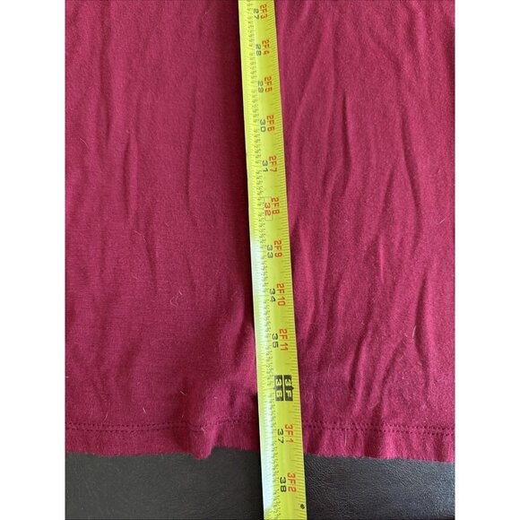 Poetry Womens Red Maxi Skirt Size l Elastic Waist Soft & Flowy - Picture 8 of 9